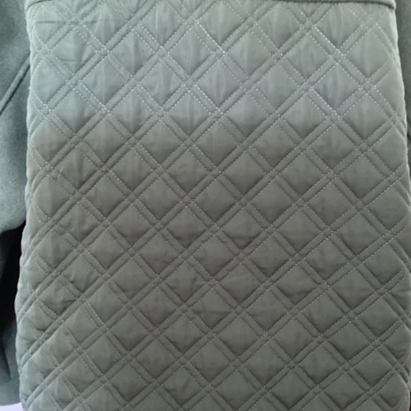 NWOT ESTATE ISAAC MIZRAHI LIVE! PLUS 2X EVERGREEN MIXED MEDIA QUILTED JACKET - Picture 8 of 11